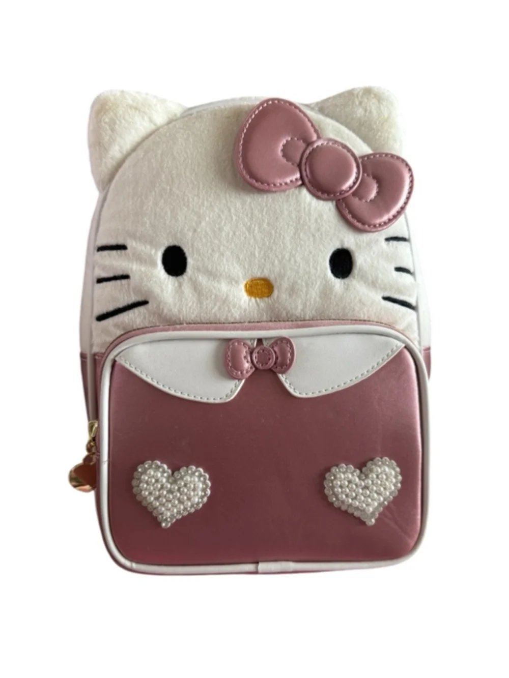Hello Kitty Backpack Fuzzy Pink, New. Her Universe Rhinestone